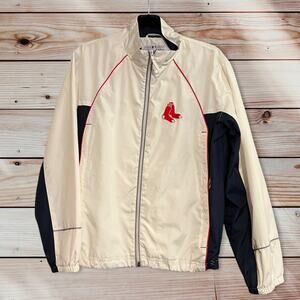 MLB Genuine Merchandise Women's Full Zip Windbreaker Jackets Long Sleeve Size L